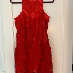 Lovers and Friends Red Cocktail Minidress